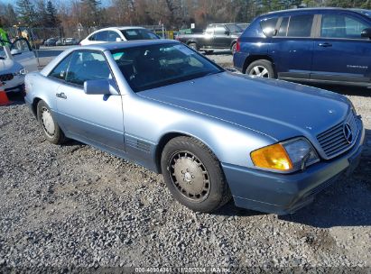 1991 MERCEDES-BENZ 500 SL Blue  Gasoline WDBFA66E9MF017877 photo #1