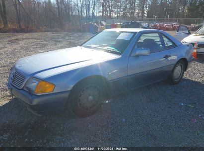 1991 MERCEDES-BENZ 500 SL Blue  Gasoline WDBFA66E9MF017877 photo #3