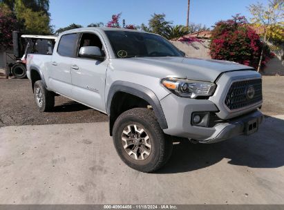 2019 TOYOTA TACOMA 4WD TRD OFF ROAD Gray  gas 3TMDZ5BN7KM073072 photo #1