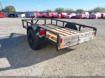 2000 M.A. WHITED TRAILERS UTILITY TRAILER 6X8 Black  Gasoline ZAM57RTA1E1097734 photo #4