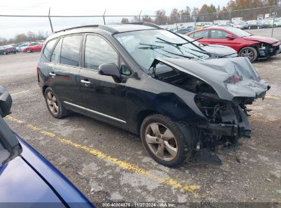 2007 KIA RONDO EX V6 Black  Gasoline KNAFG526377077688 photo #1