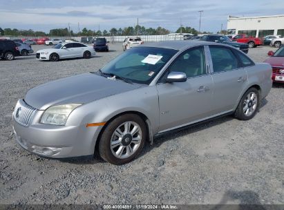 2008 MERCURY SABLE PREMIER Silver  Gasoline 1MEHM42W88G627109 photo #3