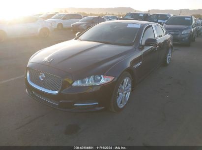 2014 JAGUAR XJ XJL PORTFOLIO Purple  Flexible Fuel SAJWA2GZ6E8V70280 photo #3