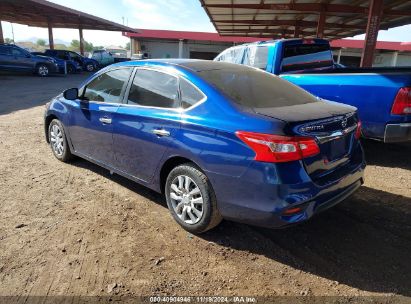 2018 NISSAN SENTRA S Blue  Gasoline 3N1AB7AP0JY279978 photo #4