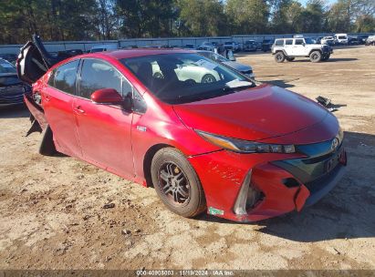 2017 TOYOTA PRIUS PRIME PREMIUM Red  Hybrid JTDKARFP5H3009723 photo #1