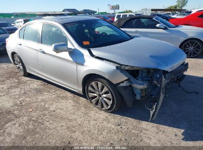 2013 HONDA ACCORD EX-L Silver  Gasoline 1HGCR2F86DA113321 photo #1