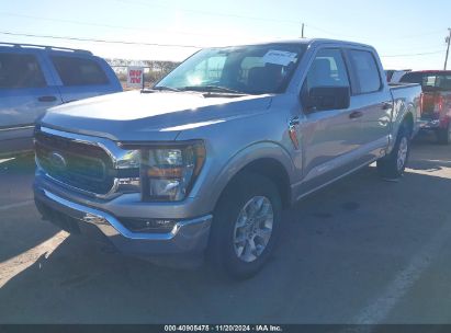 2023 FORD F-150 XLT Silver  Gasoline 1FTFW1E82PFC47699 photo #3