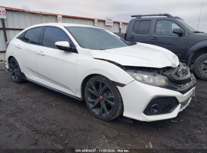 2017 HONDA CIVIC SPORT White  Gasoline SHHFK7G40HU209689 photo #1