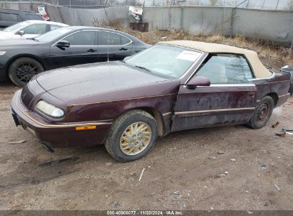 1994 CHRYSLER LEBARON GTC/LX Burgundy  Gasoline 1C3EU4535RF310891 photo #3