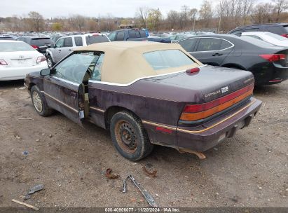 1994 CHRYSLER LEBARON GTC/LX Burgundy  Gasoline 1C3EU4535RF310891 photo #4