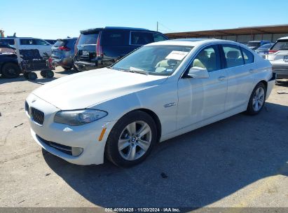 2013 BMW 528I White  Gasoline WBAXG5C56DDY31982 photo #3