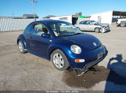 2003 VOLKSWAGEN NEW BEETLE GLS 2.0L Blue  Gasoline 3VWCK21C23M430798 photo #1