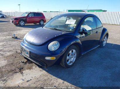 2003 VOLKSWAGEN NEW BEETLE GLS 2.0L Blue  Gasoline 3VWCK21C23M430798 photo #3