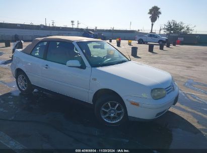 2000 VOLKSWAGEN CABRIO GL White  Gasoline 3VWCC21V4YM804429 photo #1