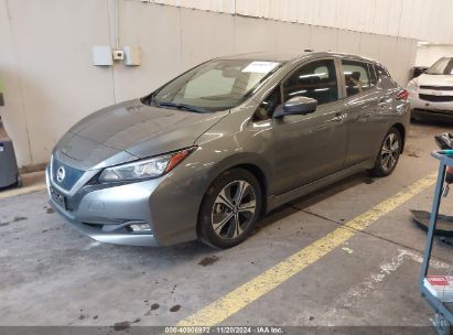 2020 NISSAN LEAF SV 40 KWH Gray  Electric 1N4AZ1CP4LC307317 photo #3