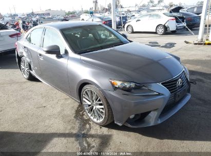 2014 LEXUS IS 250 Gray  Gasoline JTHBF1D24E5029843 photo #1