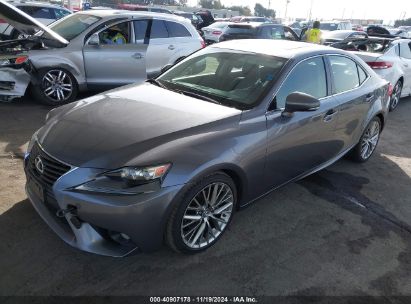 2014 LEXUS IS 250 Gray  Gasoline JTHBF1D24E5029843 photo #3