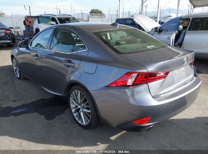 2014 LEXUS IS 250 Gray  Gasoline JTHBF1D24E5029843 photo #4