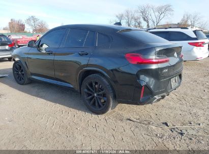 2022 BMW X4 XDRIVE30I Black  Gasoline 5UX33DT0XN9L12528 photo #4