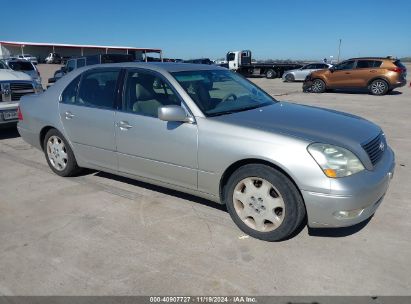 2003 LEXUS LS 430 White  Gasoline JTHBN30F230108185 photo #1