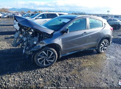 2019 HONDA HR-V SPORT Gray  Gasoline 3CZRU6H13KG714144 photo #3