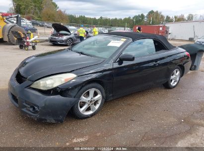 2008 TOYOTA CAMRY SOLARA SLE Black  Gasoline 4T1FA38P38U143731 photo #3