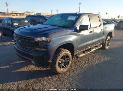 2022 CHEVROLET SILVERADO 1500 LTD 4WD  SHORT BED LT TRAIL BOSS Blue  Gasoline 1GCPYFEL9NZ169174 photo #3