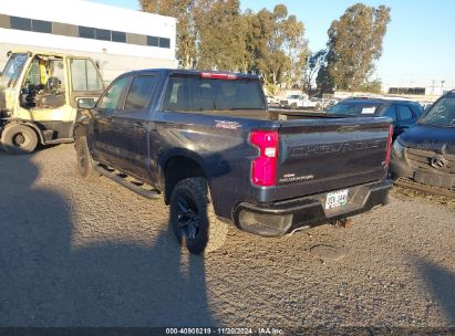 2022 CHEVROLET SILVERADO 1500 LTD 4WD  SHORT BED LT TRAIL BOSS Blue  Gasoline 1GCPYFEL9NZ169174 photo #4