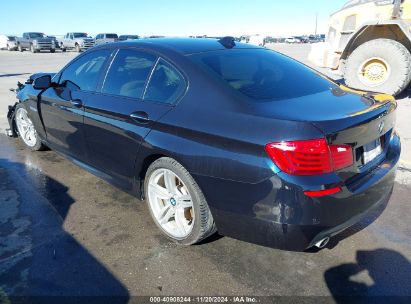 2014 BMW 535I Dark Blue  Gasoline WBA5B1C52ED481394 photo #4