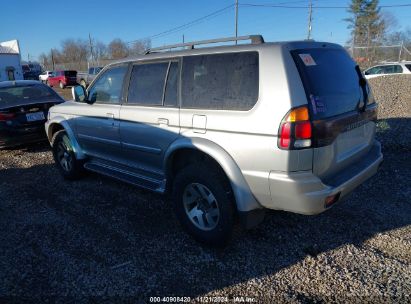 2001 MITSUBISHI MONTERO SPORT LTD Silver  Gasoline JA4MT41R81P032193 photo #4