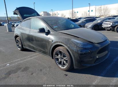 2024 TESLA MODEL Y LONG RANGE DUAL MOTOR ALL-WHEEL DRIVE/RWD Black  Electric 7SAYGDEDXRF195463 photo #1