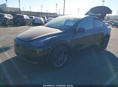 2024 TESLA MODEL Y LONG RANGE DUAL MOTOR ALL-WHEEL DRIVE/RWD Black  Electric 7SAYGDEDXRF195463 photo #3