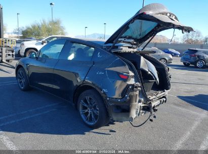 2024 TESLA MODEL Y LONG RANGE DUAL MOTOR ALL-WHEEL DRIVE/RWD Black  Electric 7SAYGDEDXRF195463 photo #4