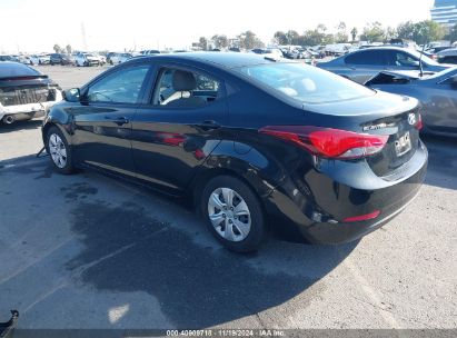 2016 HYUNDAI ELANTRA SE Black  Gasoline 5NPDH4AE0GH747820 photo #4