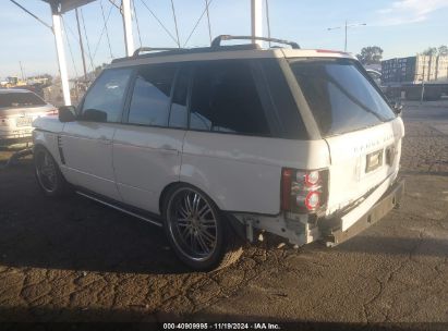 2012 LAND ROVER RANGE ROVER HSE White  Gasoline SALME1D48CA362168 photo #4