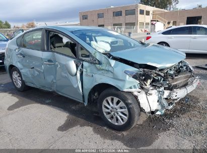 2014 TOYOTA PRIUS PLUG-IN Turquoise  Hybrid JTDKN3DP1E3052939 photo #1