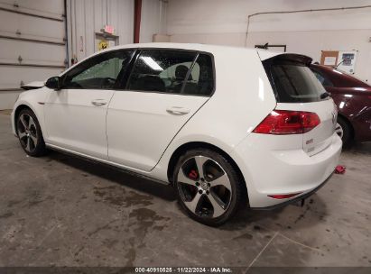 2017 VOLKSWAGEN GOLF GTI SE 4-DOOR White  Gasoline 3VW447AU0HM008945 photo #4