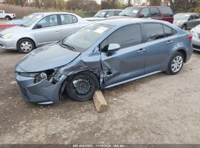 2022 TOYOTA COROLLA LE Blue  Gasoline JTDEPMAEXN3016005 photo #3