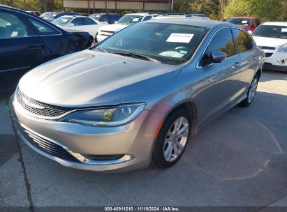 2015 CHRYSLER 200 LIMITED Gray  Gasoline 1C3CCCAB1FN741425 photo #3