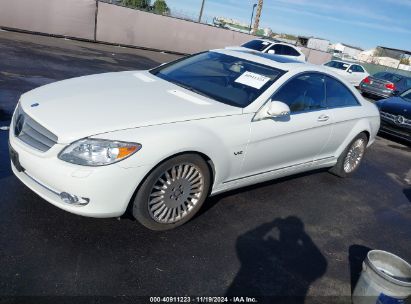 2008 MERCEDES-BENZ CL 600 White  Gasoline WDDEJ76X18A011049 photo #3