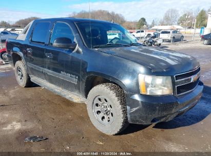 2007 CHEVROLET AVALANCHE 1500 LT Black  Flexible Fuel 3GNFK12317G186081 photo #1