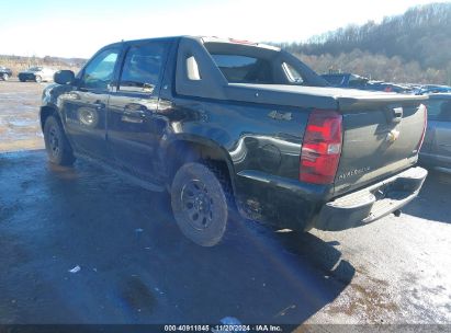 2007 CHEVROLET AVALANCHE 1500 LT Black  Flexible Fuel 3GNFK12317G186081 photo #4