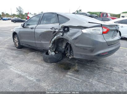 2013 FORD FUSION SE Gray  Gasoline 3FA6P0H70DR312077 photo #4