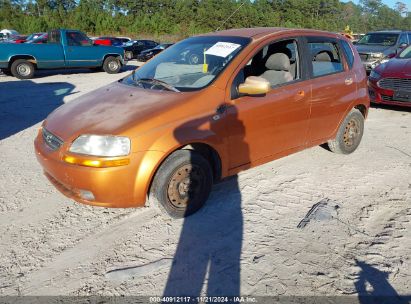 2005 CHEVROLET AVEO LS Orange  Gasoline KL1TD62655B427361 photo #3