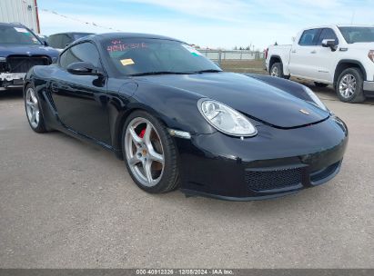 2006 PORSCHE CAYMAN S Black  Gasoline WP0AB29876U780521 photo #1