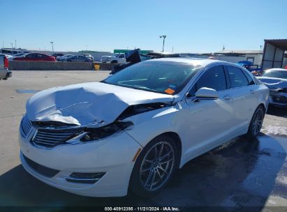 2016 LINCOLN MKZ White  Gasoline 3LN6L2G91GR603112 photo #3