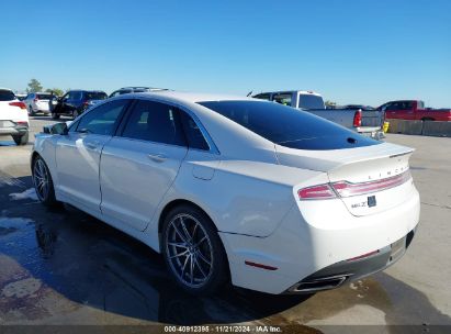 2016 LINCOLN MKZ White  Gasoline 3LN6L2G91GR603112 photo #4