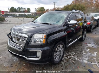 2017 GMC TERRAIN DENALI Black  Gasoline 2GKFLVE34H6227071 photo #3