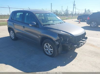 2012 VOLKSWAGEN TIGUAN S Gray  Gasoline WVGAV7AX1CW004341 photo #1