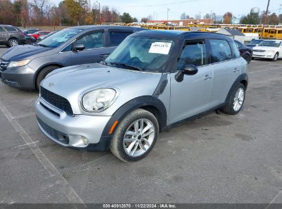 2011 MINI COOPER S COUNTRYMAN Silver  Gasoline WMWZC3C5XBWL78864 photo #3